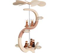 S-PYRAMIDE Avec Anges Et Naissance Christ Hxlxp = 30x27x27cm Neuf Pyramide