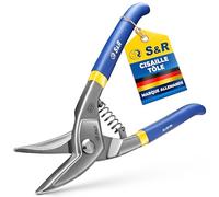S&R Cisaille Plaquiste Cisaille à tôle coupe Métal circulaire 250 mm. Ciseaux de Ferblantier et Couvreur