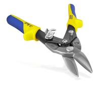 S&R Cisaille Plaquiste Coupe Droite Cisaille Tole Metal Zinc, Aviation 250 mm. Ciseaux de Ferblantier Couvreur pour coupe rail placo