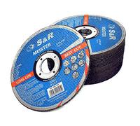 S&R Disque à tronçonner 125 Metal Fer Acier Inox Aluminium. Disque Meuleuse 125 metal Extra fin - 25 Disques pour Meuleuse 125 Métal Fabriqués en Europe