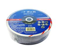 S&R Disque à tronçonner 230 Metal Fer Acier Inox Aluminium. Disque Meuleuse