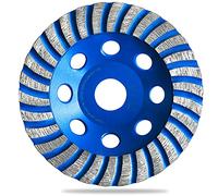 S&R Disque Diamant 125 Meule Poncage Béton diamantée 125mm Surfacage Ciment Marbre Granit Pierre Briques Maçonnerie Plâtre Chape. Disque Meuleuse Béton 125mm