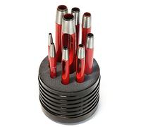 S&R Emporte pièce à frapper Cuir. Jeu de 9 Poinçons Ronds de 2 à 10mm