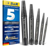 S&R Extracteur de Vis Cassée -5 Extracteur M6 de Goujons rotation à Gauche. Made in Germany
