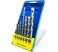 Embout perceuse GENERIQUE S&R Forets à Béton et Briques. Coffret avec 7 forets de: 4x85, 5x85, 6x100, 6x150, 8x120, 10x120, 12x150 mm. Forets Professionnels avec Tige