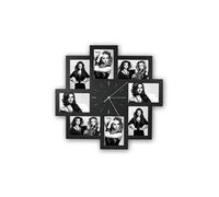 s. R. L pc008b horloge murale avec 8 photos noir 10 x 15 cm