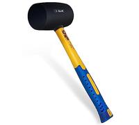 S&R Marteau/Maillet en Caoutchouc noir (45 mm - 230 gr.)