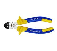 S&R Pince Coupante Diagonale 160x21 mm. Coupe Cables Pince Mécanicien