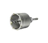 S&R Scie à Cloche Trépan Couronne Carotteuse à Sec Ø 68mm + Adaptateur SDS Plus 110 mm + Foret de Centrage 8x110mm