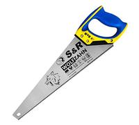 S&R Scie Egoine à Main pour coupe Bois 475 mm. (8 dents/pouce) lame 1,0 mm)