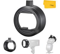 S-R2 Adaptateur d'Accessoires à tête Ronde pour AD200,AD200 Pro II,V860III,V850II,TT685II,TT600,TT520II,TT520III,Compatible avec l'Ensemble AK-R1 pour Obtenir des Effets d'é
