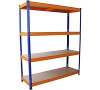 S-Rax Rayonnage d'atelier Rayonnage de stockage en acier Rayonnage de garage Rayonnage sans vis 150cm