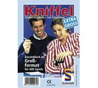 S.S.F. Großer Kniffelblock F.600 Spiele 2 - 8 Spieler, Ab 8 Jahren (49070)