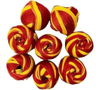 S S Store Lot de 10 bracelets de prière hindoue pour poignet Mauli Kalawa Rouge Jaune Sacré Moli Mauli Roli