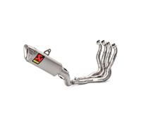 Akrapovic Evolution Titanium Gsx-r 1000 17-18 Ref:s-s10e3-aplt Not Homologated Full Line System Argenté Not Homologated
