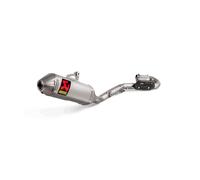 Akrapovic Evolution Titanium Rm-z 450 18 Ref:s-s4met11-bnta Not Homologated Full Line System Argenté Not Homologated