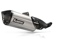 Akrapovic Suzuki V-strom 800 Titanium/carbon Homologated Muffler Argenté Homologated