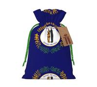 S Sacs de Noël - Kentucky State Flag Print Vacances Cordon de serrage Pochettes Cadeau pour Noël, Anniversaire, Mariage, Fête Favors