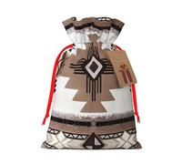 S Sacs de Noël réutilisables avec cordon de serrage pour anniversaires, mariages