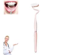S Shaped Toothbrush, Multi-Functional S-Shaped Toothbrush, Scientific Vertical Brush, Comprehensive Care for Teeth And Gums, Adult Interdental Cleaner (Pink)