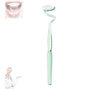 S Shaped Toothbrush, Multi-Functional S-Shaped Toothbrush, Scientific Vertical Brush, Comprehensive Care for Teeth And Gums, Adult Interdental Cleaner (Green)