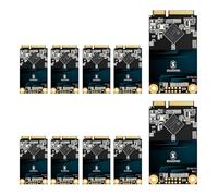 S SHARKSPEED Disque SSD mSATA 64Go 10PACK TLC 3D NAND SATA3 6Go/s Mini Interne Solid State Drive