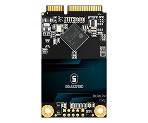 S SHARKSPEED mSATA SSD 256Go Mini SATA 3 6Go/s TLC 3D NAND Disque Dur SSD Interne pour PC de Bureau et Portable(256Go MSATA)
