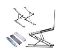 S SHARKSPEED Support Ordinateur Portable, Support PC Portable à 7+9 Niveaux Réglables, Laptop Stand en Silicone Antidérapant & Alliage d'Aluminium, Compatible avec MacBook Air Pro, HP, Dell, 10-17.3"
