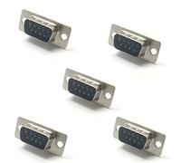 S SIENOC DB9 Mâle Souder RS232 de Connecteur 5 pcs Adaptateur