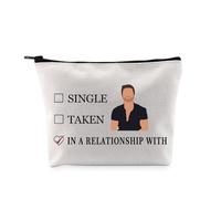 S Stan Trousse de maquillage pour fan de Bucky Barnes Cadeau pour fan de Bucky Barnes Sac de voyage pour filles, Rencontres mentales uniques