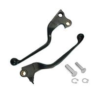 S SYUU Black Leviers de Frein et d'Embrayage Compatible avec Harley Davidson Dyna Softail Fat Boy Low Rider Super Glide Wide Glide Breakout