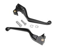 S SYUU Black Leviers de Frein et d'Embrayage Compatible avec Harley Sportster XL 2004-2013 Sportster 883 1200 XL883 XL1200 Forty Eight Seventy Two
