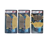 S SYUU moto Fibre de cuivre Plaquettes de Frein Avant et Arrière Compatible avec Honda CB 600 FY/F1/F2/F3/F4/F5/F6 Hornet 1998 1999 2001 2002 2003 2004 2005 2006 FA226F FA174R