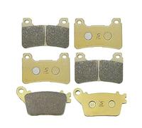 S SYUU moto Fibre de cuivre Plaquettes de Frein Avant et Arrière Compatible avec Honda CBR 600RR 1000RR, CBR600RR 2007-2011, CBR1000RR 2006 07 08 09 10 2011 2012 2013 2014 2015, FA390F FA436R