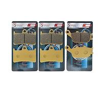 S SYUU moto Fibre de cuivre Plaquettes de Frein Avant et Arrière Compatible avec Yamaha FZ 8 Fazer 2011-2015 FZS 1000 2006-2014 YZF R1 2004-2006 FA252F FA174R