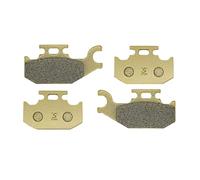 S SYUU moto Plaquettes de Frein Avant et Arrière Compatible avec Suzuki LT-A 500 X 2009-2023 / LT-A 700 King Quad 2005-2007 / LT-A 750 King Quad 2008-2016 FA413F FA414F