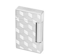 s.t. dupont Briquet Initial Cube argenté