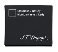 S.T Dupont D-40100 Cartouches de Stylo Plume - Noir, 1 Paquet de 6 unités