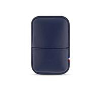 s.t. dupont - etui briquet ligne 2 cuir bleu