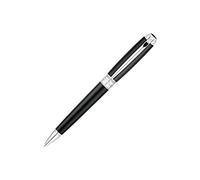 S.T. Dupont - Stylo Bille de Ligne Line D Médium - l'art de L'Ecriture - Artisanat Français - Laque Naturelle Noire Finition Or