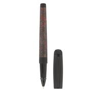 S.T. Dupont Stylo Roller Edition Fiery Lava en fibre de carbone avec finitions en PVD brillant noir