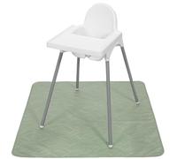 S&T INC. Tapis de sol résistant à l'eau pour dessous de chaise haute, 106,7 x 106,7 cm, sauge Needlepoint