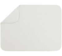 S&T INC. Tapis d'égouttage pour plan de travail de cuisine en microfibre très absorbant pour vaisselle, ustensiles, casseroles et poêles, taille XL, 45,7 x 61 cm, crème
