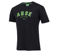 S - T-Shirt Homme - As Saint Etienne - Asse - 65% Coton - Manches Courtes - Noir Multicolore