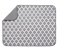 S & T XL en Microfibre Tapis d'évier, White Trellis, CL