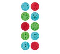 S.Tampons Mousse Eva Poignée Plast.10u