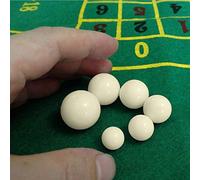 S-TROUBLE 3 pièces Balle de Roulette Russe Casino Roulette Jeu Balle de Remplacement Balle en résine 12/15/18/20 / 22mm