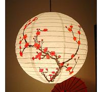 S-TROUBLE 30 cm Rond Papier Lanterne Abat-Jour Chinois Oriental Style lumière Restaurant fête de Mariage décor à la Maison Cadeaux