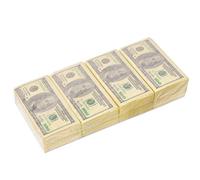 S-TROUBLE 8 Packs Serviette Papier 100 Dollar Pâte de Bois Brut Mouchoir Mouchoir Fête