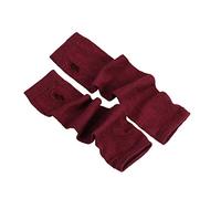 S-TROUBLE Femmes Filles Tricoté Mitaines Longues Gants Rayures Imprimé sur La Longueur du Coude Hiver Stretchy Arm Warmer Manches avec Trou De Pouce